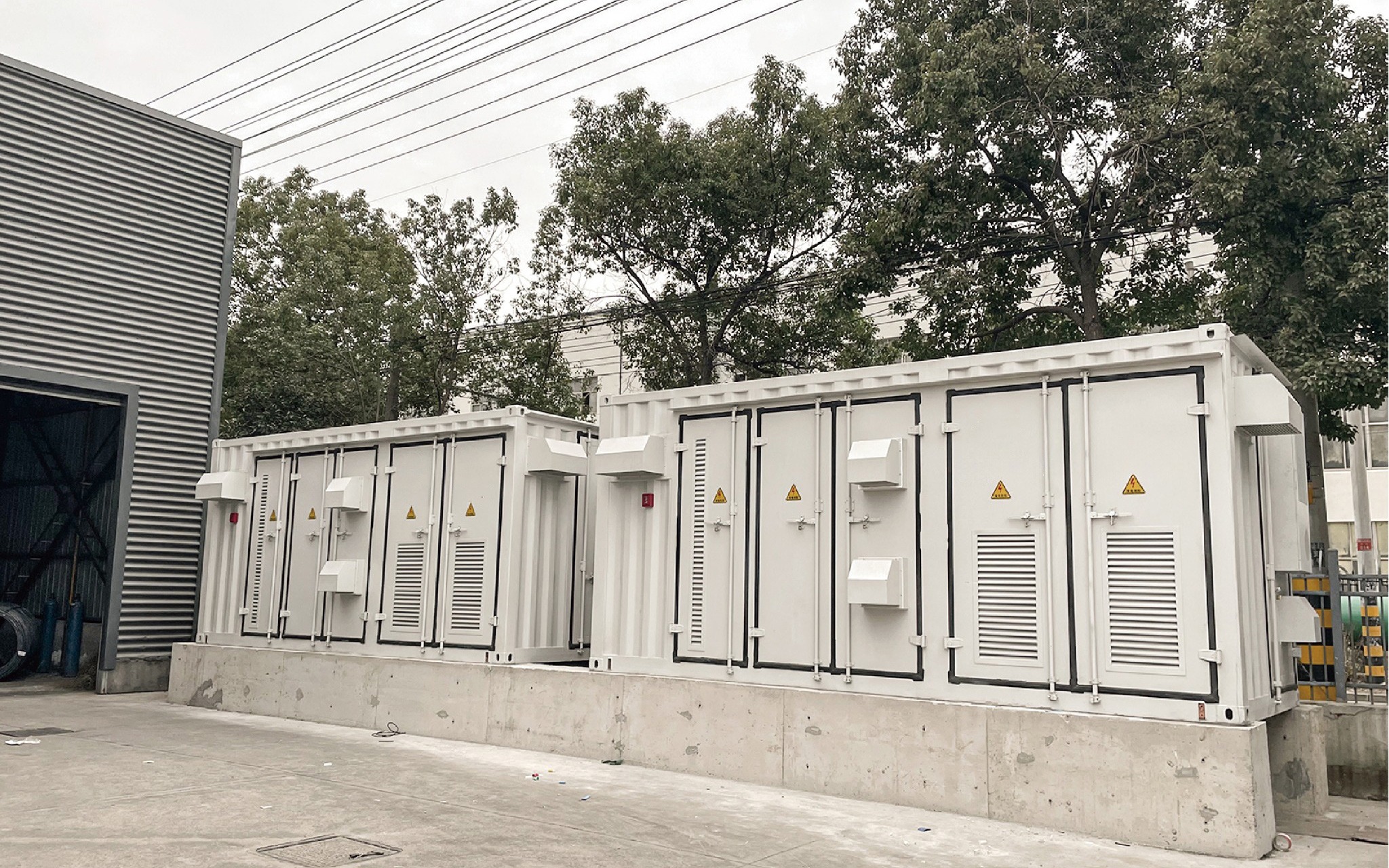 2 MWh retrofit project site